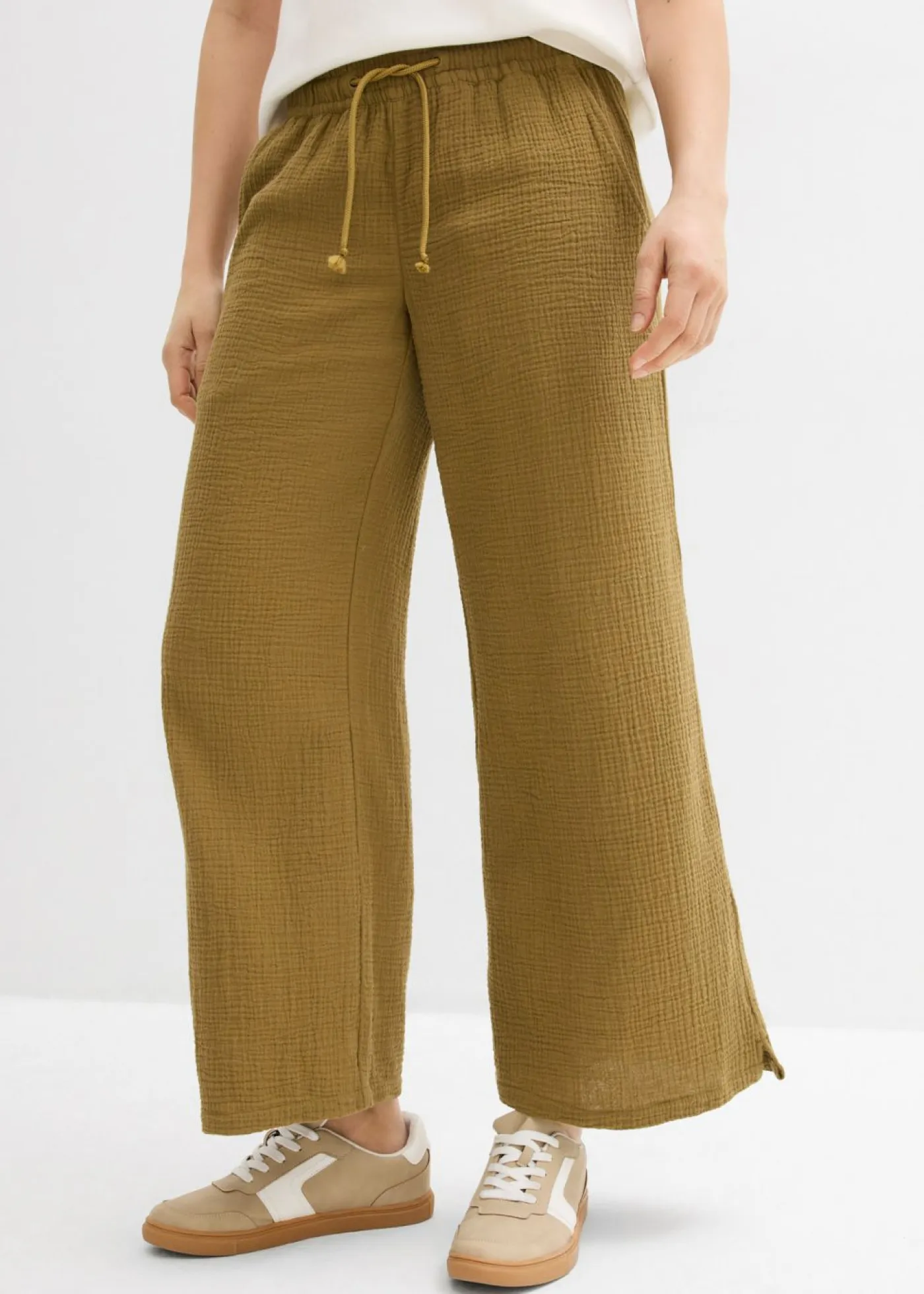 Mujer bonprix bonprix Pantalón palazzo de muselina
