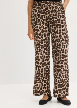 Mujer bonprix bonprix Pantalón palazzo de satén fluido