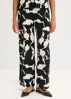 Mujer bonprix bonprix Pantalón palazzo de satén fluido