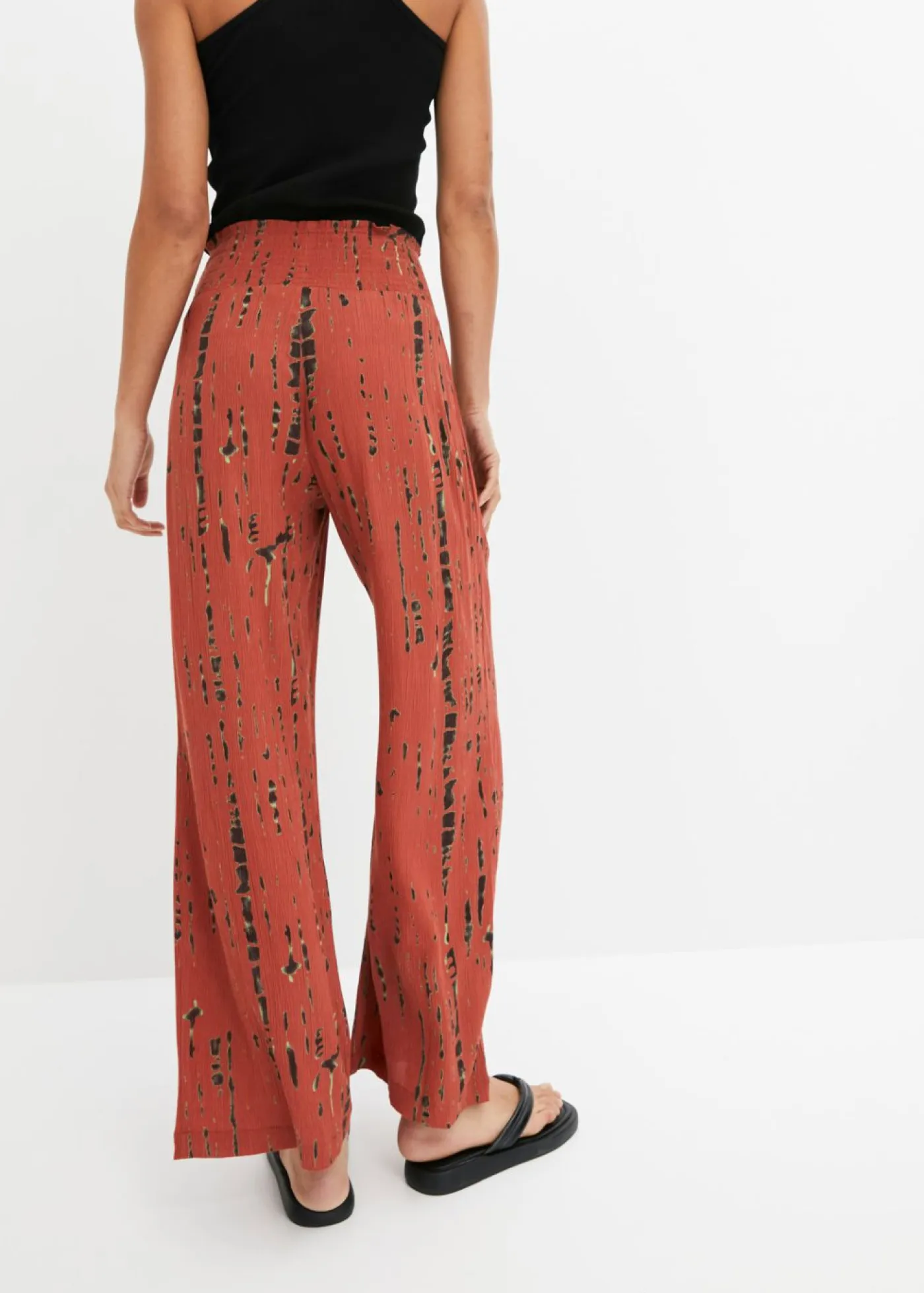 Mujer bonprix bonprix Pantalón Palazzo de viscosa fluida