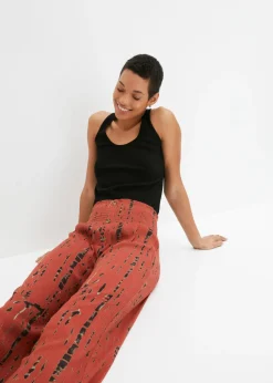 Mujer bonprix bonprix Pantalón Palazzo de viscosa fluida