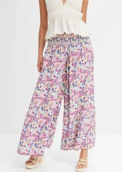 Mujer bonprix bonprix Pantalón Palazzo de viscosa fluida