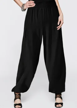 Mujer bonprix bonprix Pantalón Palazzo de viscosa fluida