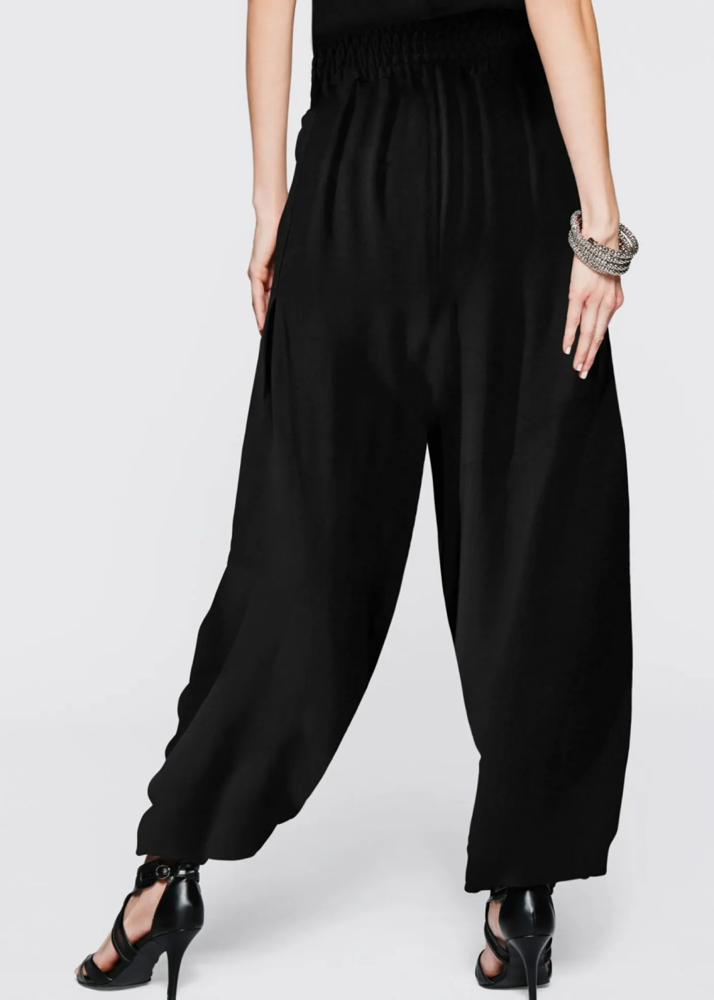 Mujer bonprix bonprix Pantalón Palazzo de viscosa fluida