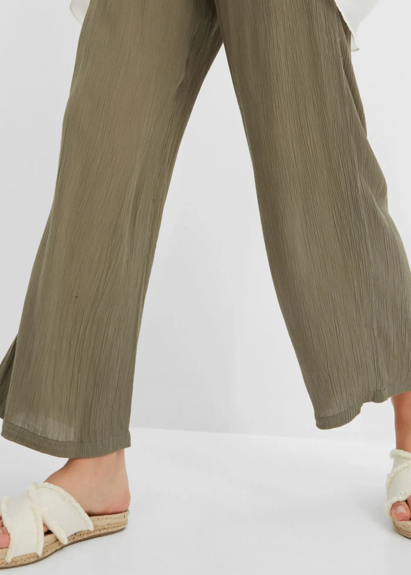 Mujer bonprix bonprix Pantalón Palazzo de viscosa suave