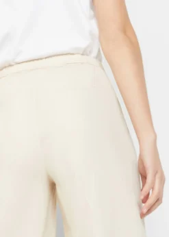 Mujer bonprix bonprix Pantalón palazzo largo con lino