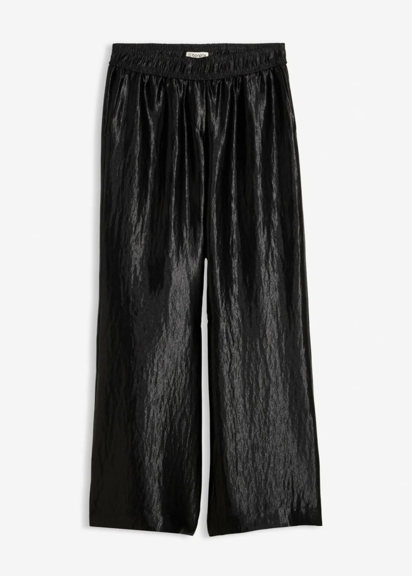 Mujer bonprix bonprix Pantalón palazzo satinado con cinturilla cómoda