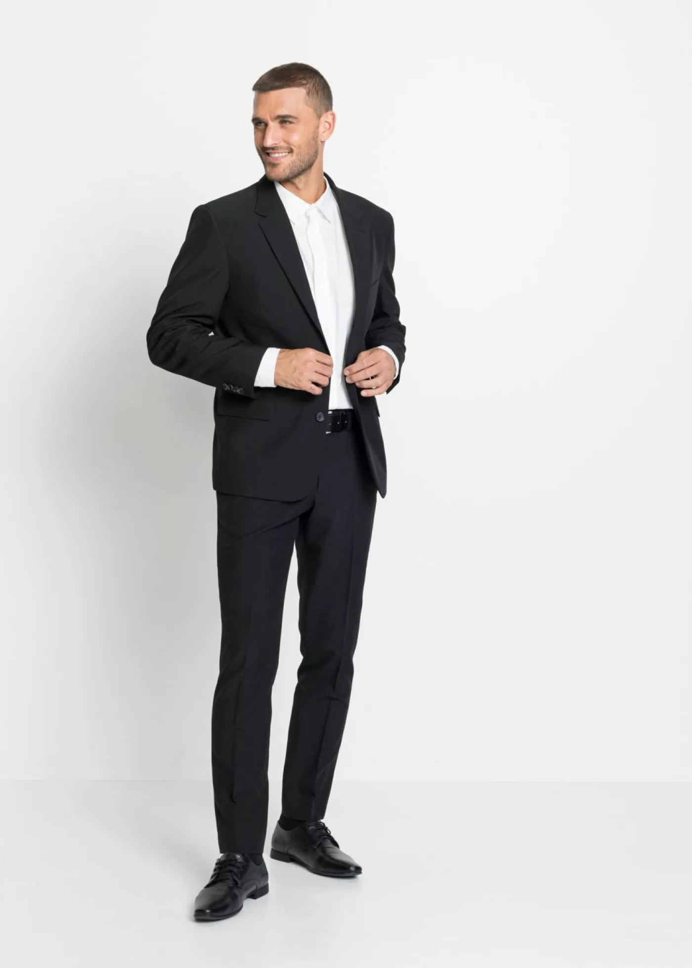 Hombre bonprix bonprix Pantalón (2 piezas) con corte slim
