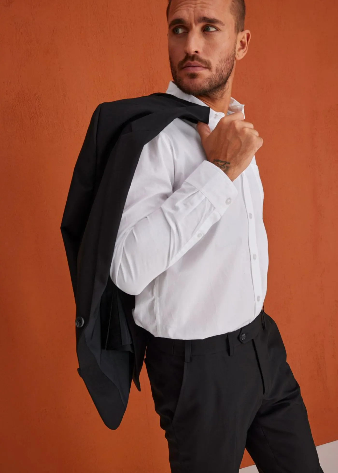 Hombre bonprix bonprix Pantalón (2 piezas) con corte slim