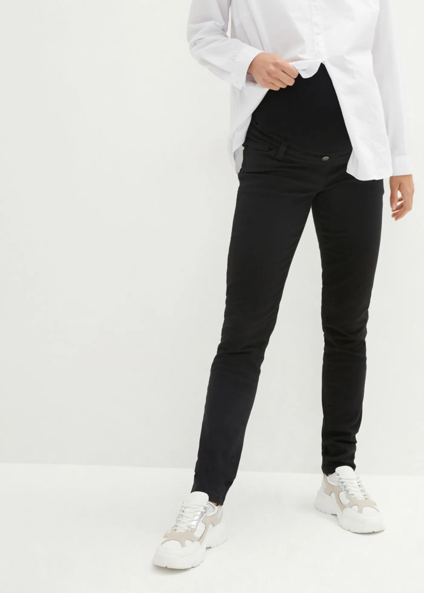 Mujer bonprix bonprix Pantalón premamá con material elástico y corte slim