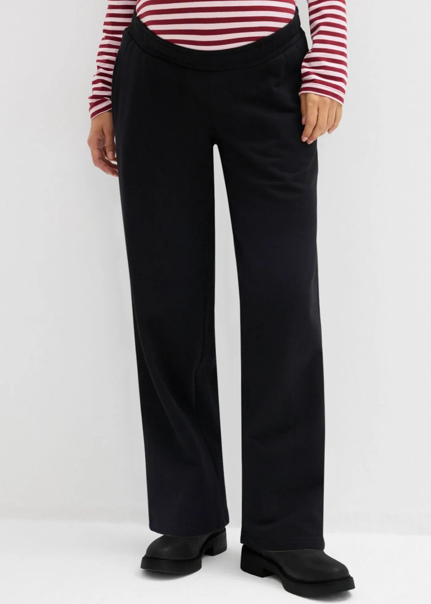 Mujer bonprix bonprix Pantalón premamá de chándal 2 en 1 con banda abdominal ajustable