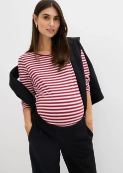 Mujer bonprix bonprix Pantalón premamá de chándal 2 en 1 con banda abdominal ajustable