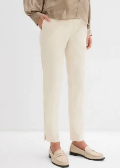 bonprix bonprix Premamá>Pantalón premamá elástico con pernera acampanada Crudo