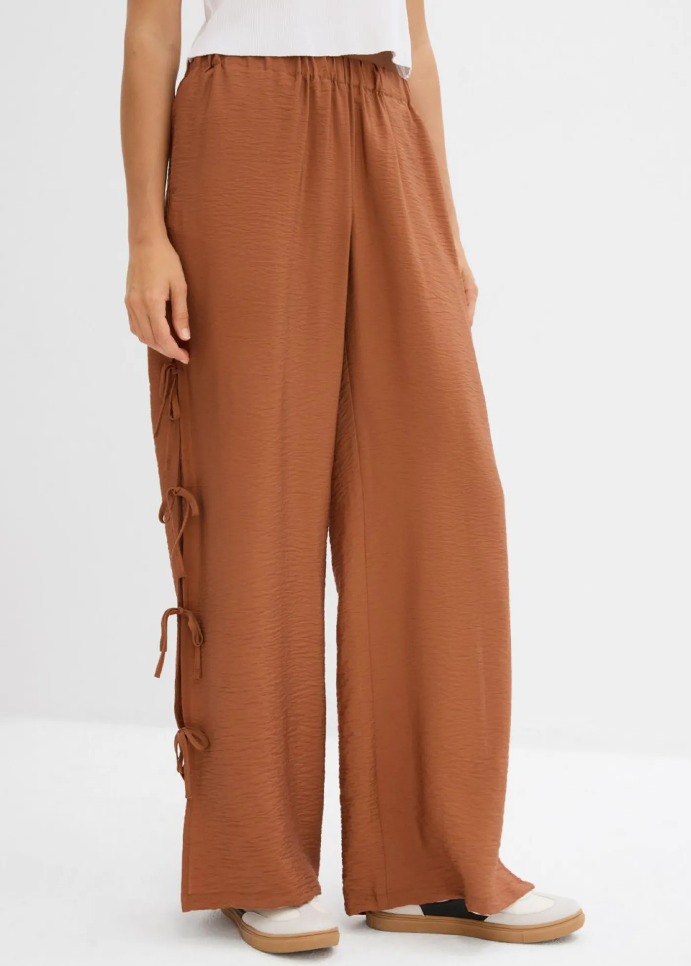 Mujer bonprix bonprix Pantalón sin cierre con lazos