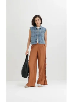 Mujer bonprix bonprix Pantalón sin cierre con lazos