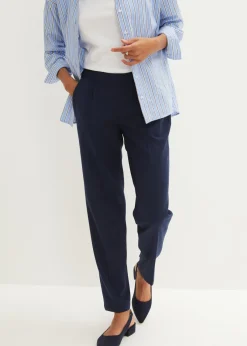 Mujer bonprix bonprix Pantalón sin cierre con pinzas