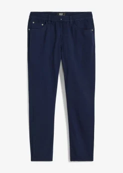 Hombre bonprix bonprix Pantalón sin cierre de algodón puro con corte recto y regular