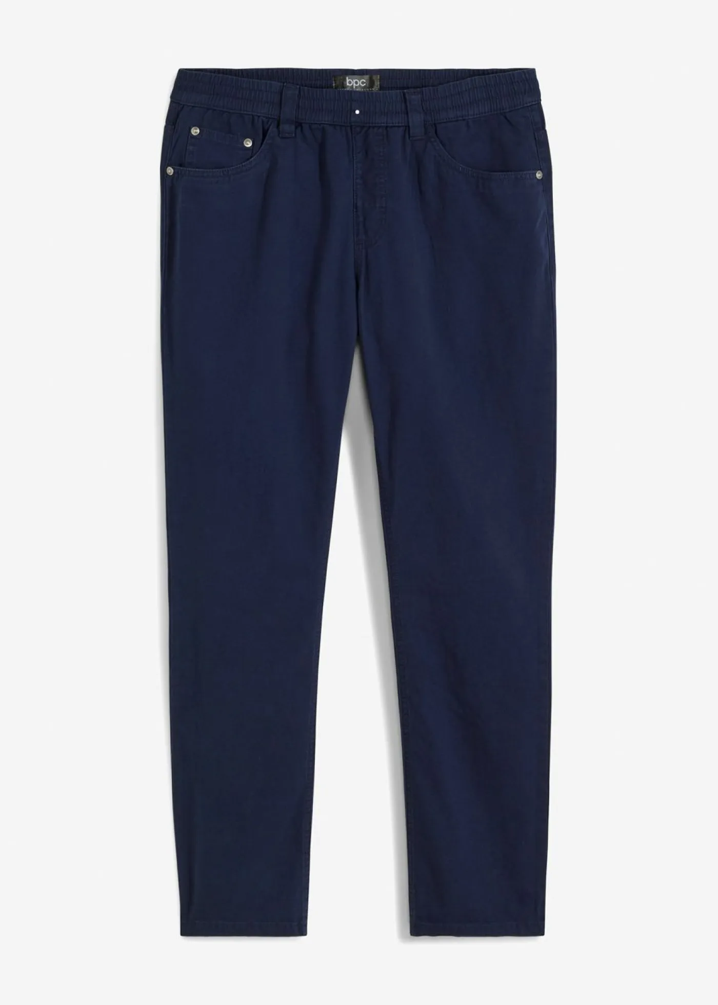 Hombre bonprix bonprix Pantalón sin cierre de algodón puro con corte recto y regular