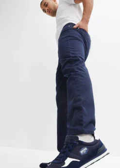 Hombre bonprix bonprix Pantalón sin cierre de algodón puro con corte recto y regular