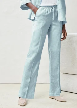 Mujer bonprix bonprix Pantalón sin cierre de lino puro