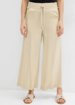 Mujer bonprix bonprix Pantalón sin cierre de lyocell 7/8