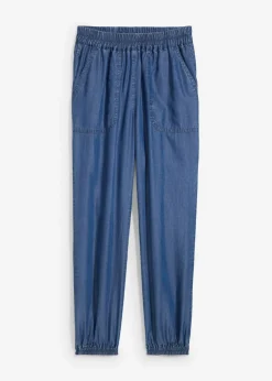 bonprix bonprix Pantalones>Pantalón sin cierre de lyocell fluido Denim