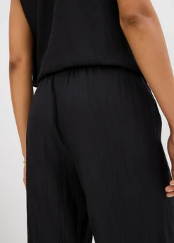 Mujer bonprix bonprix Pantalón sin cierre de mezcla de viscosa estructurada