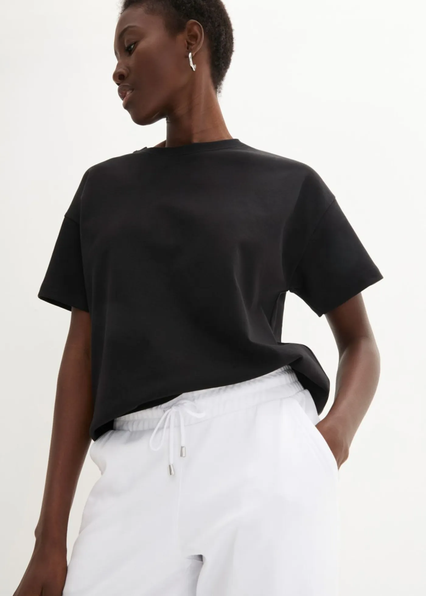 Mujer bonprix bonprix Pantalón sin cierre de mezcla de viscosa