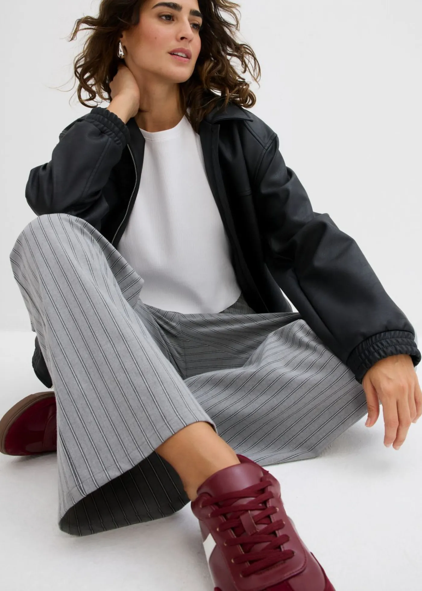 Mujer bonprix bonprix Pantalón sin cierre de tejido fluido