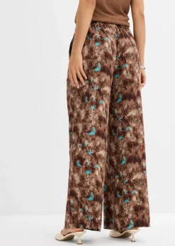 Mujer bonprix bonprix Pantalón sin cierre de viscosa fluida