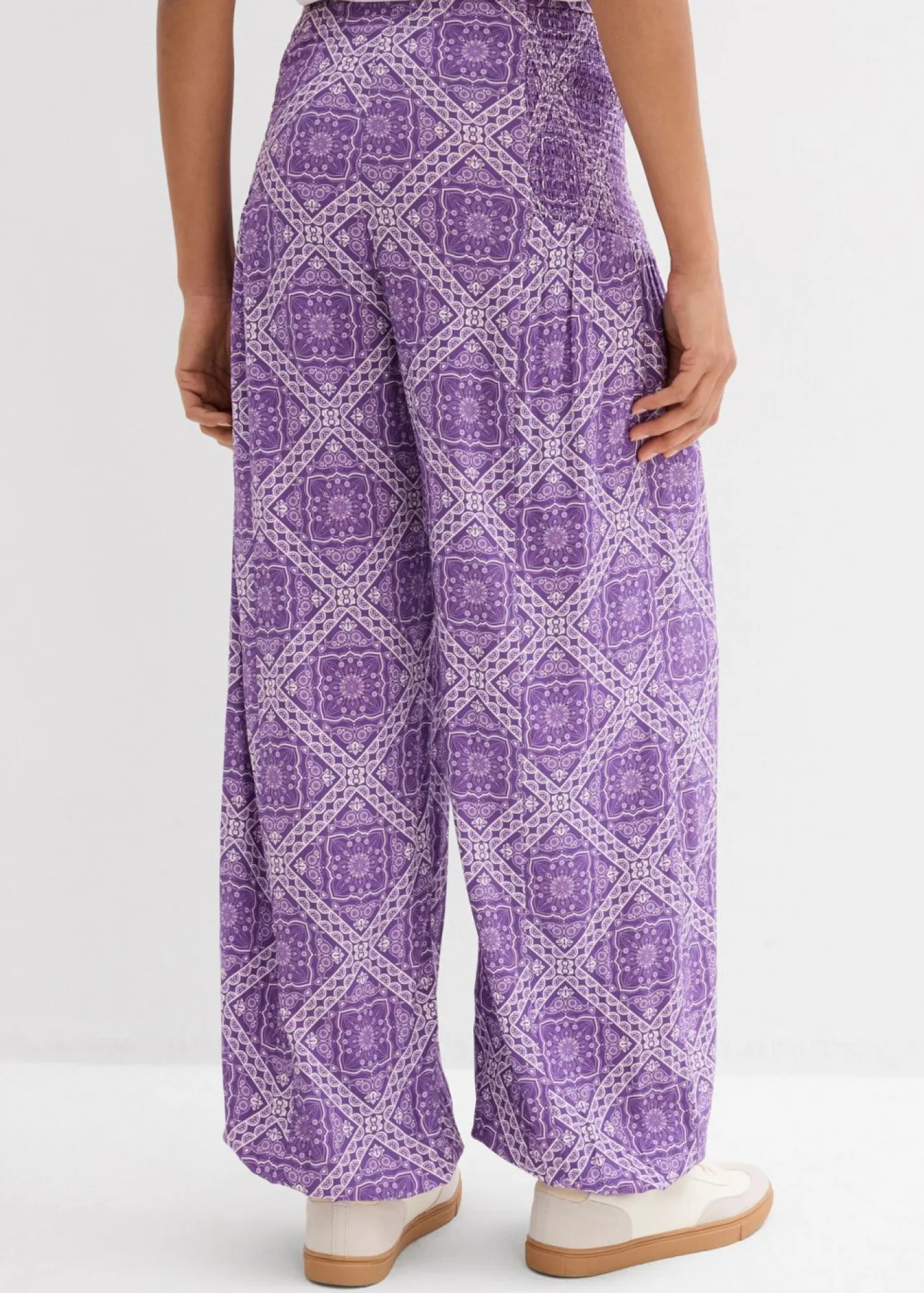 Mujer bonprix bonprix Pantalón sin cierre de viscosa fluida