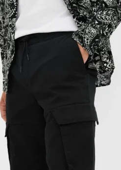 Hombre bonprix bonprix Pantalón sin cierre tipo cargo con recto y regular
