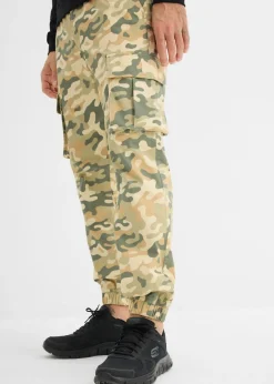 Hombre bonprix bonprix Pantalón sin cierre tipo cargo con recto y regular