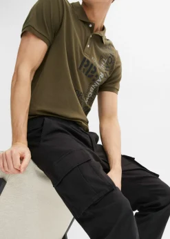 Hombre bonprix bonprix Pantalón sin cierre tipo cargo con recto y regular