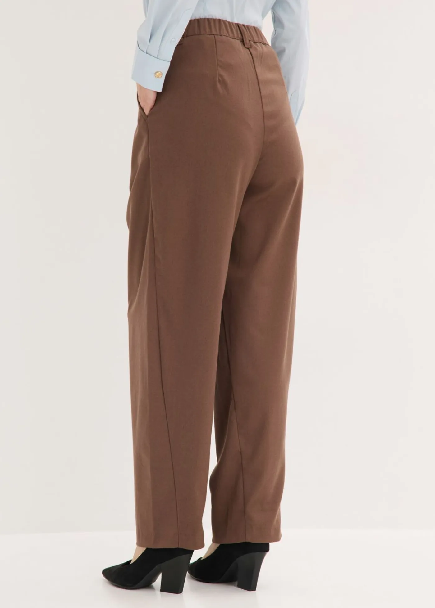 Mujer bonprix bonprix Pantalón tipo barrel con pinzas