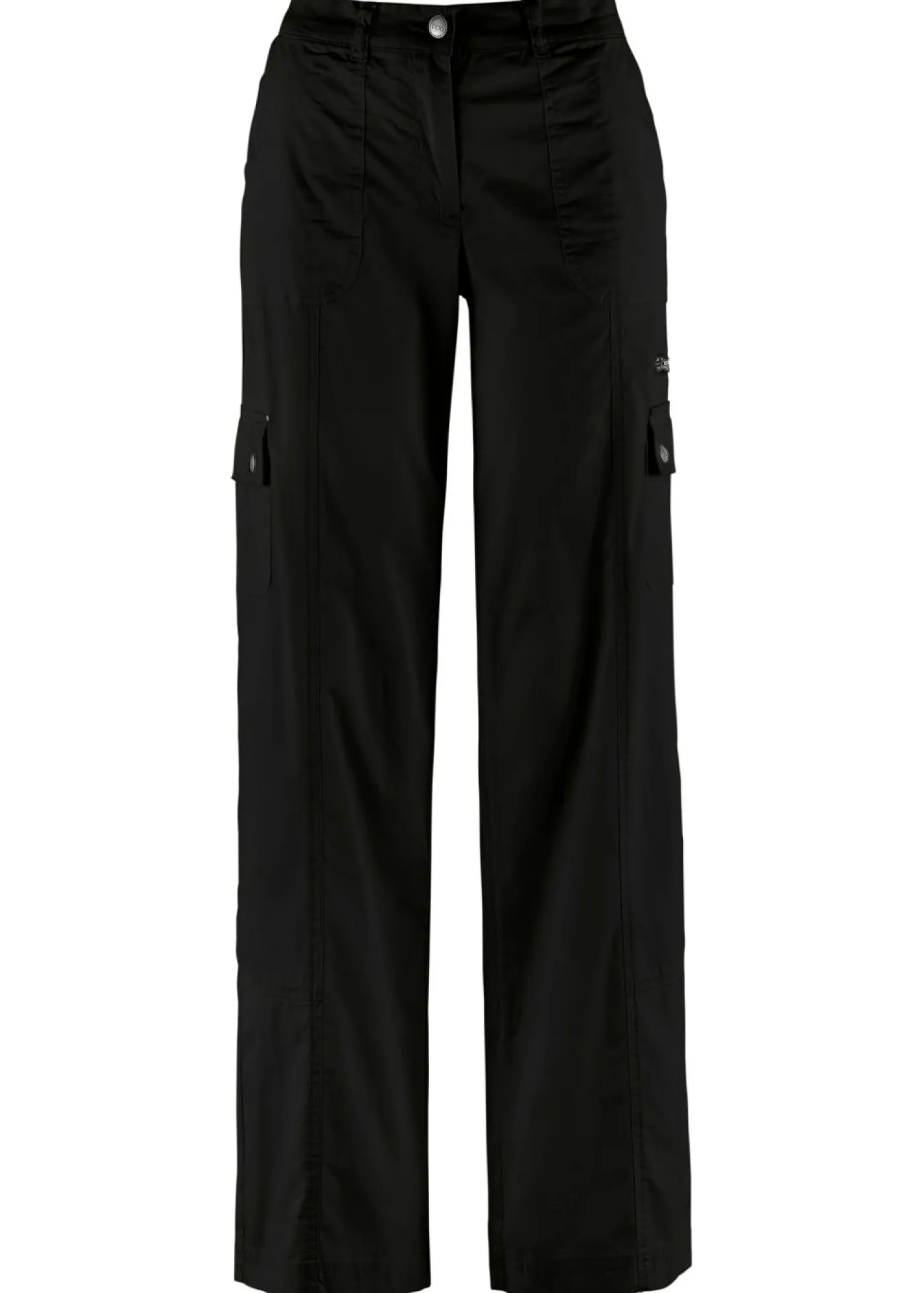 Mujer bonprix bonprix Pantalón tipo cargo de algodón, mid waist