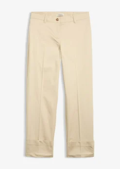 bonprix bonprix Pantalones>Pantalón tipo chino Arena claro