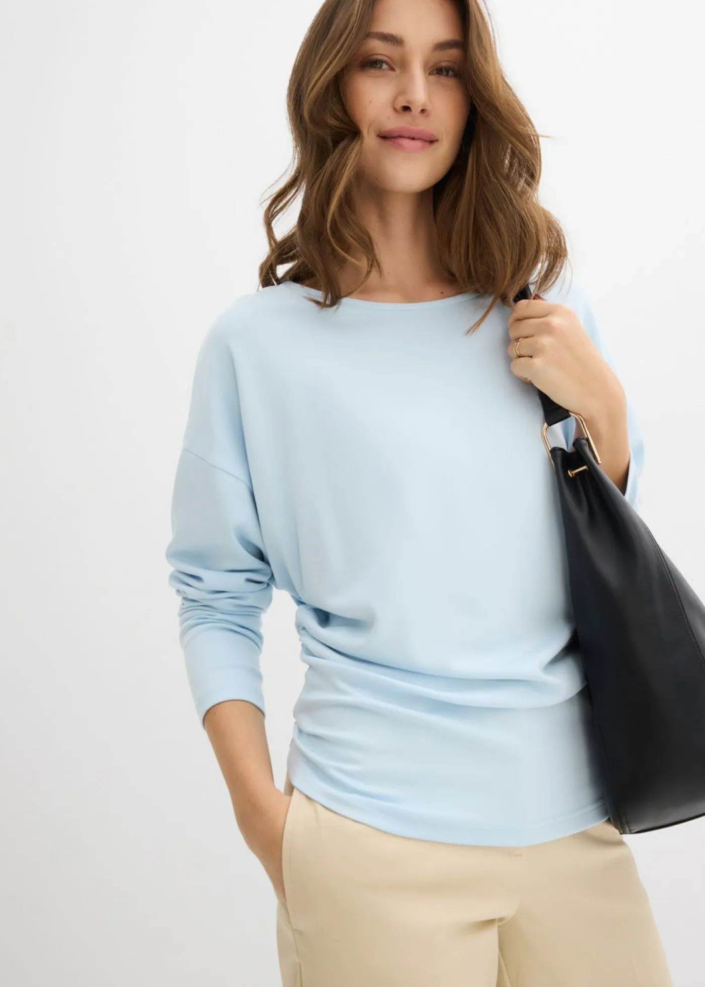 bonprix bonprix Pantalones>Pantalón tipo chino Arena claro