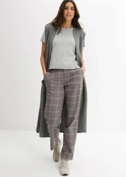 Mujer bonprix bonprix Pantalón tipo chino de cuadros