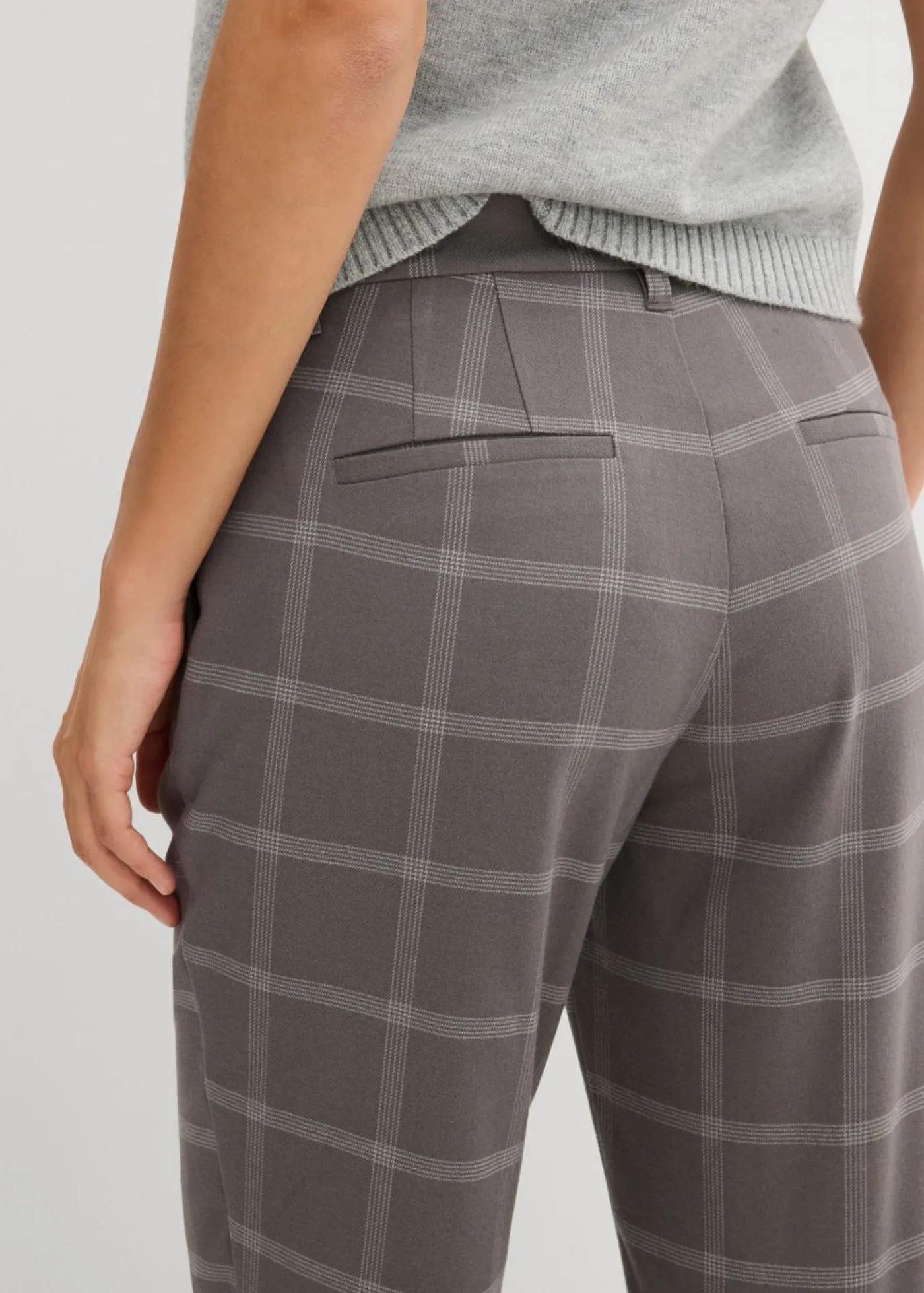 Mujer bonprix bonprix Pantalón tipo chino de cuadros