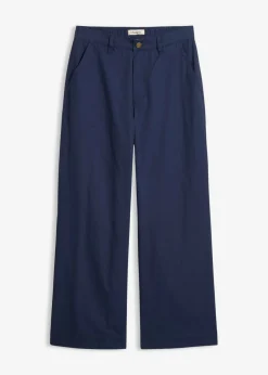 Mujer bonprix bonprix Pantalón tobillero de algodón puro