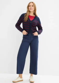 Mujer bonprix bonprix Pantalón tobillero de algodón puro