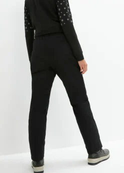 Mujer bonprix bonprix Pantalón térmico con forro polar, cintura cómoda, material impermeable y corte recto