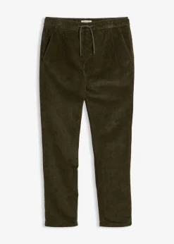Hombre bonprix bonprix Pantalón térmico de pana con corte regular, forro de franela y diseño recto