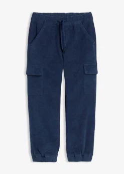 Niños bonprix bonprix Pantalón térmico de pana sin cierre tipo cargo con corte regular y forro de punto