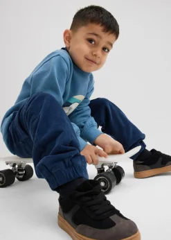 Niños bonprix bonprix Pantalón térmico de pana sin cierre tipo cargo con corte regular y forro de punto