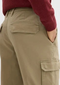 Hombre bonprix bonprix Pantalón térmico elástico de corte recto y estilo cargo