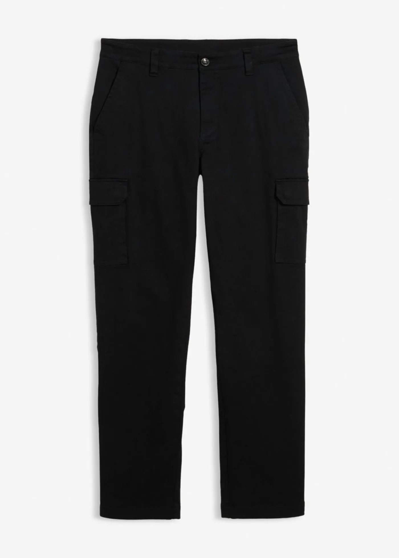 bonprix bonprix Ropa Térmica|Outdoor>Pantalón térmico elástico de corte recto y estilo cargo Negro