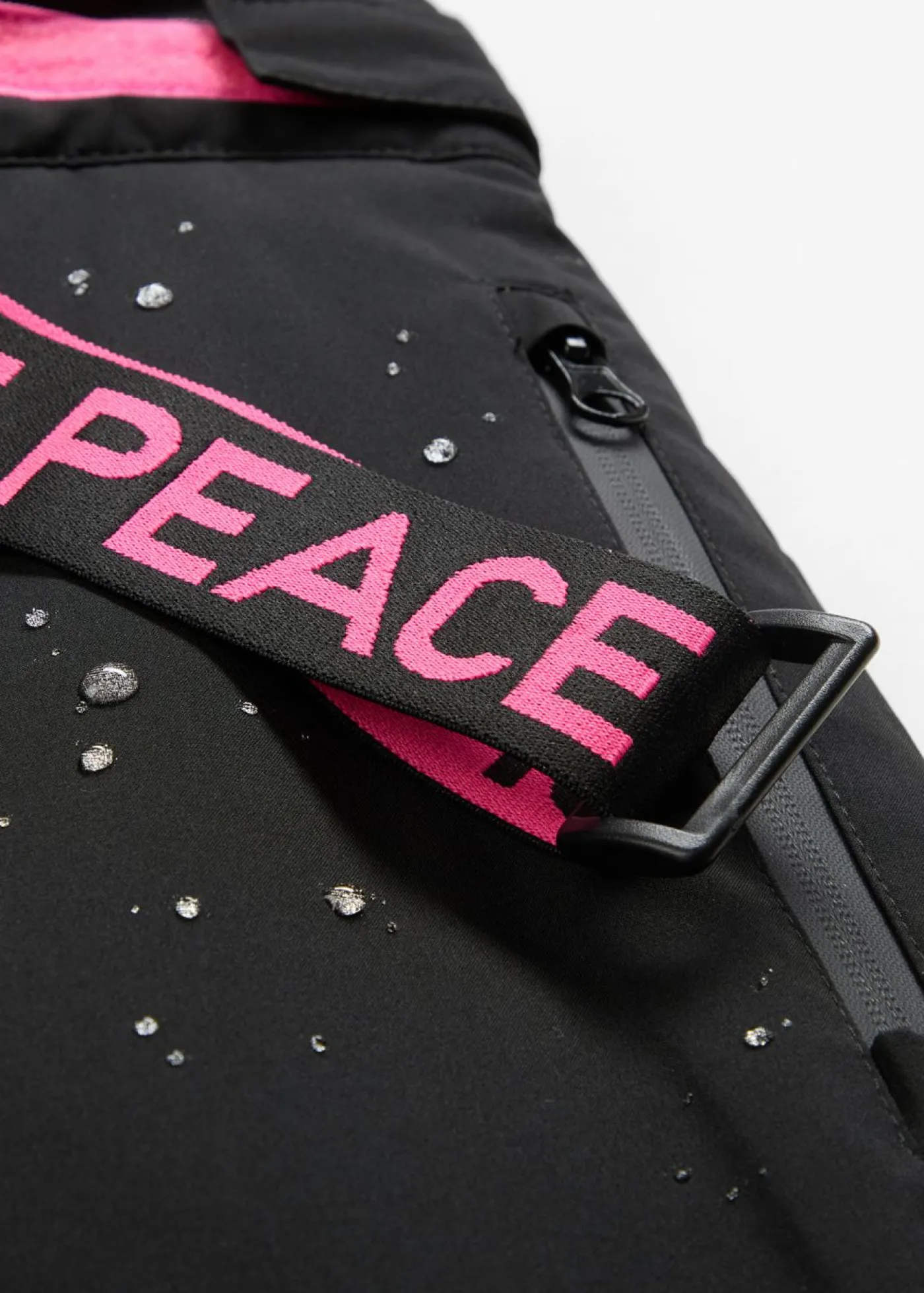 bonprix bonprix Ropa Térmica|Ropa Para El Aire Libre>Pantalón térmico funcional de esquí con tirantes desmontables, material impermeable y corte recto Negro