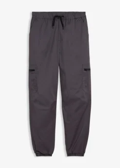Niños bonprix bonprix Pantalón térmico tipo cargo con corte holgado y forro de punto